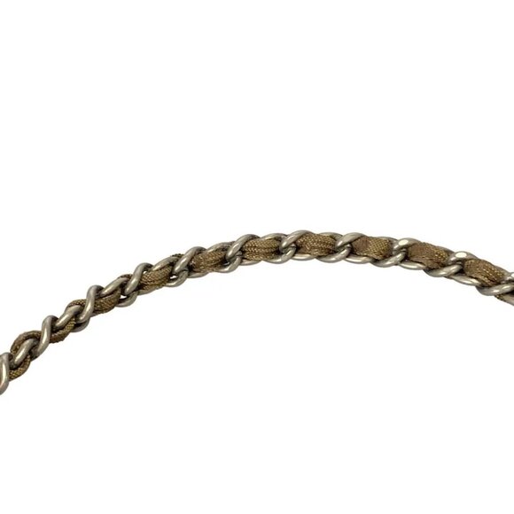 Auth CHANEL New Travel Line / Chocolate Bar Stitch Khaki Dark Brown - Picture 10 of 14